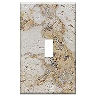 Switch Plate Single Toggle - Background Stone Pattern Rock Wall Surface Rough