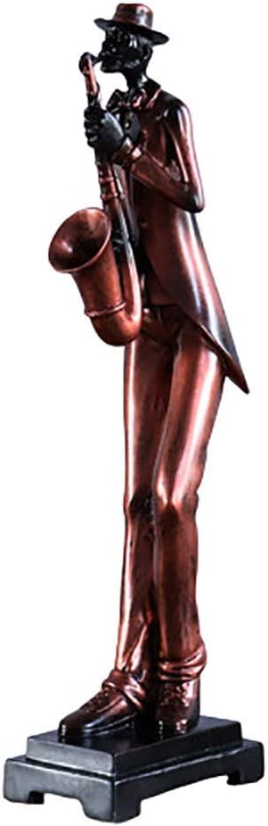 XH&XH Mid Century Jazz Band Statue Classic Figurine for Desk Decor Creative and Abstract Sculpture for Home Office Decoration