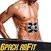 Hi-Intensity 6 Pack AbFit Electro Muscle Abdominal Trainer - Get Your Abs FIT, Anytime Anywhere!