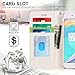 FYY for iPhone 8 Plus Case/iPhone 7 Plus Case, PU Leather Flip Wallet Phone Case with Card Holder Wrist Strap Kickstand Protective Cover for iPhone 7 Plus/8 Plus 5.5