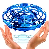 UFO Flying Ball Toys,TURN RAISE Motion Hand-Controlled Suspension Helicopter Toy Infrared Induction Interactive Drone Indoor Flyer Toys with 360°Rotating and Flashing LED Lights for Kids, Boys ，Girls