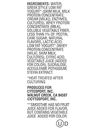 Muscle Milk batido de proteína para yogur, 0.71 oz de proteína, 11 onzas líquidas, paquete de 12, 1