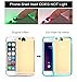 Feceir Apple iPhone 7 Plus Case - Creative LED Light up Incoming Call Flash Cover Anti-Scratch Clear Back Case (iPhone 7 Plus - 5.5 inch)