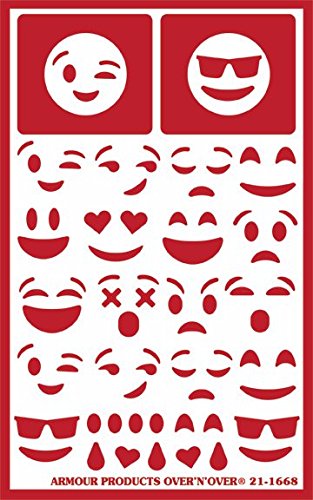 Armour Emoji Faces Over N Over Stencil