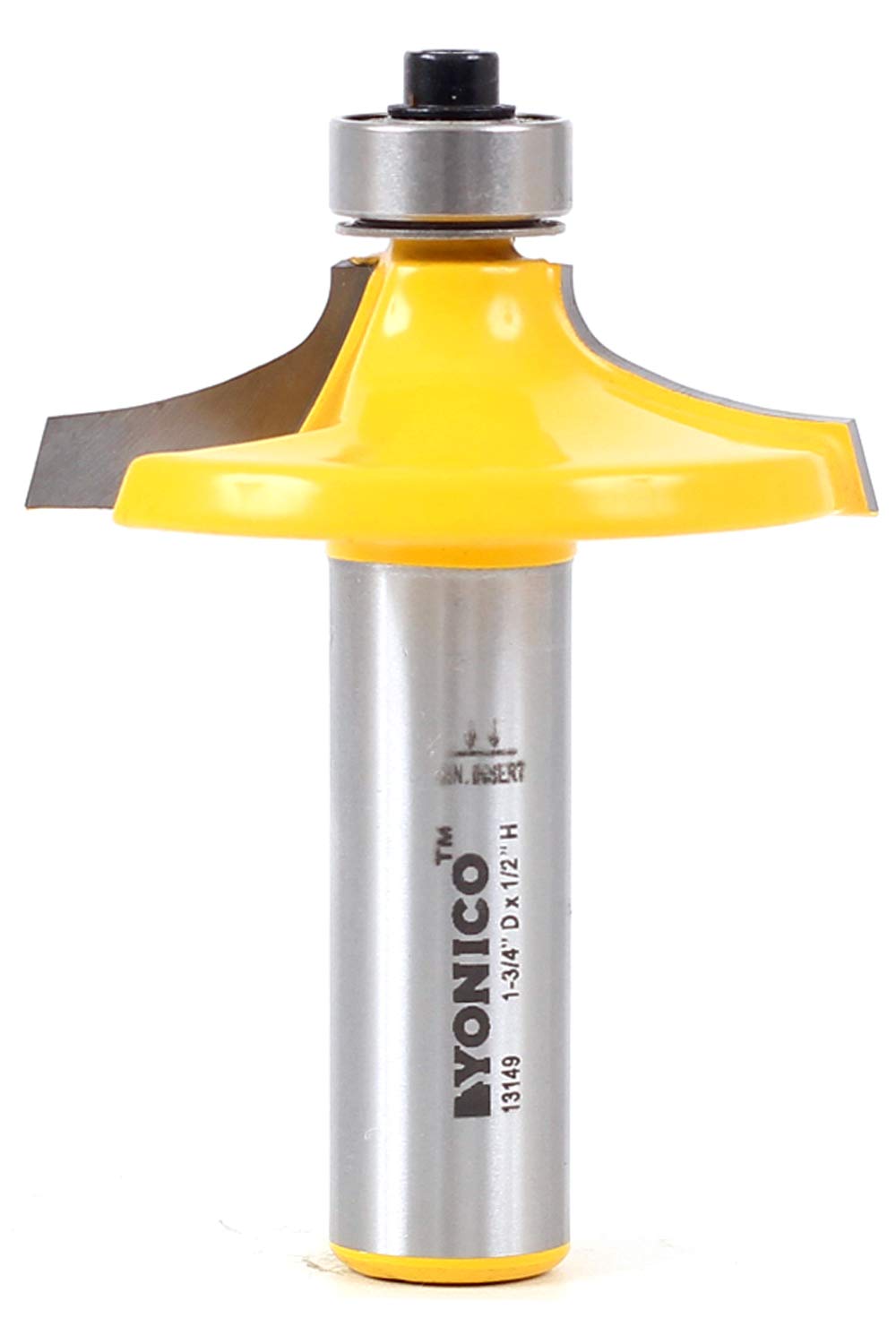 Yonico 13149 5/8-Inch Thumbnail Table Edge Thumbnail Router Bit 1/2-Inch Shank