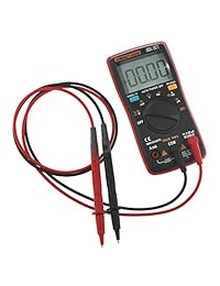 alloet Voltaje de an8008   Multímetro digital True RMS Square Wave amperímetro Max visualización 9999 rangos de abalorio, Automático Manual True RMS