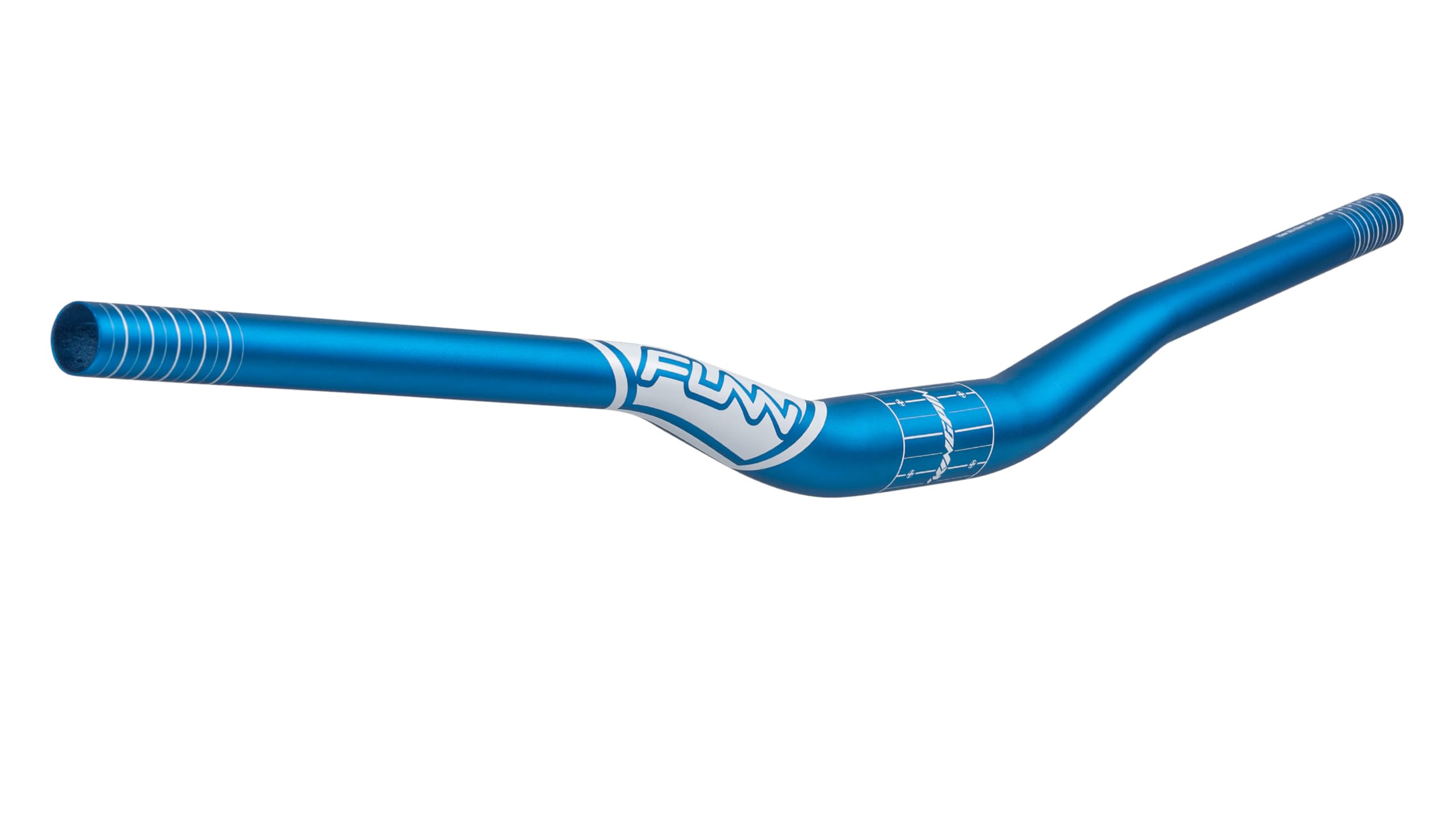 Funn Kingpin Mountain Bike Handlebar with Bar Clamp 35mm and Width 785mm, Tough and Lightweight Alloy Riser Handlebar for MTB, BMX and Road Bike, Rise 30mm MTB Handlebar (Blue)