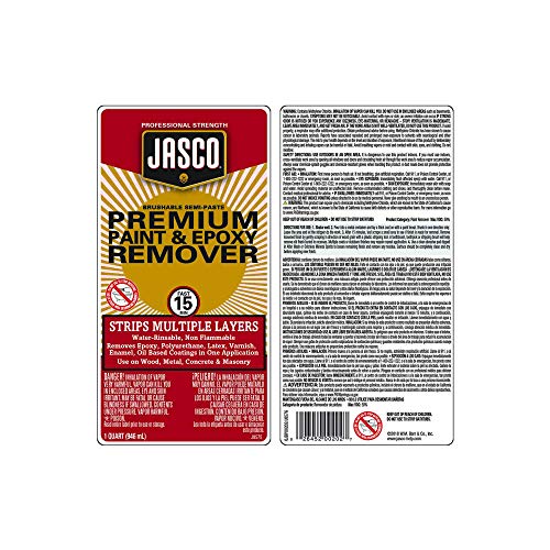 Jasco QJBP00202 Premium Paint and Epoxy Remover, 1-Quart ...