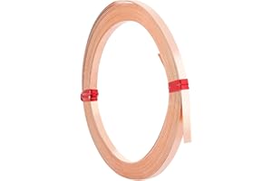 BENECREAT 19.7 Ft 32Gauge Flat Pure Copper Wire, 3mm Wide Flat Bezel Wire Tarnish Resistant Jewelry Wire for DIY Jewelry Craft Making