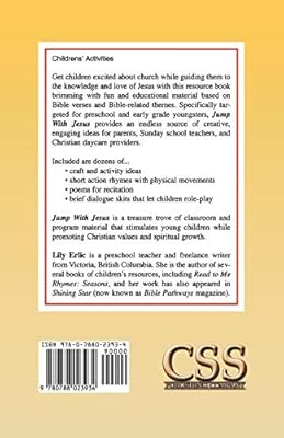 Jump With Jesus Sunday School Activities For Pre K To Grade 3