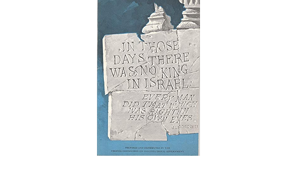 In Those Days There Was No King In Israel Every Man Did That Which Was Right In His Own Eyes Unknown Amazon Com Books