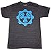 Gears of War 4 Fenix Cog Mens Charcoal Tri-Blend T-Shirt (Large)