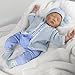 CHAREX Reborn Doll Clothes for 18-20 inch Reborn Toddler Girl Dolls, Includes Hoodie, Shorts, Shirt, Slip-on Shoes, Total 4 pcs Doll Outfit Pajama Clothing Set