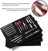 CASOMAN Non-Slip Foam Toolbox Drawer Liner Mat 23.6x15.7 Black Cut To Fit view 4