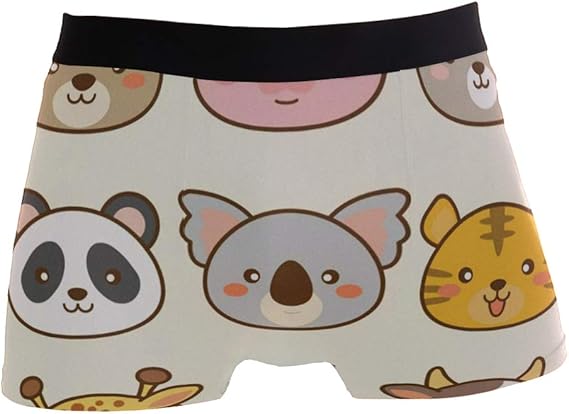 Amazon 可愛い動物 ボクサーパンツメンズ パンツ ブリーフ ショットパンツ 前閉じ メンズ下着 通気 吸汗 速乾 セクシー S Xl ブリーフ 通販