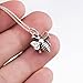 YFN Bee Necklace Sterling Silver Bumble Bee Queen Bee Bumblebee Honeycomb Pendant Necklace (Bee Necklace)