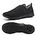 Kenswalk Men's Aqua Water Shoes Lightweight Quick Drying Boating Barefoot Sneakers for Beach Pool Swim