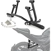 Xitomer Steel Subcage Compatible with 2015-2026 YZF-R3, 2020-2026 MT-03 | Rear Footrests Subcage With Removable Sliders, Stunt Protection Rear Fairing Protection
