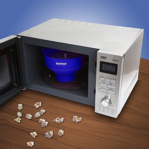 The Original Hotpop Microwave Popcorn Popper, Silicone Popcorn Maker