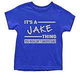 Expression Tees Youth It's A Jake Thing T-Shirt Medium Royal Blue