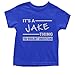 Expression Tees Youth It's A Jake Thing T-Shirt Medium Royal Blue