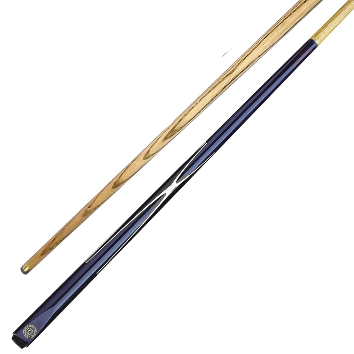 BCE 2 Piece Snooker/Pool Cue with Ash Shaft - 9.5mm tip 57" (145cm), Xl