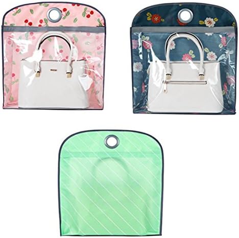 Handbags Storage Hanging Closet Bag Organizer Purse Holder Waterproof Oxford Bag Save Space 3 Pack (A)