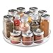 MetroDecor Lazy Susan Regular Turntable Spice Organizer - Clear
