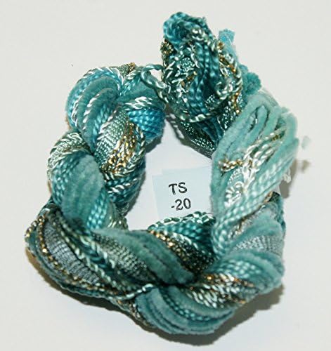 Hand Dyed Multi-Skein Five Different Threads for Embroidery (20)