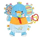 TOLOLO Cartoon Animals Plush Toys Baby Sleeping Toys Newborn Children to Appease Towel Cloth Can Bite (Elephant)