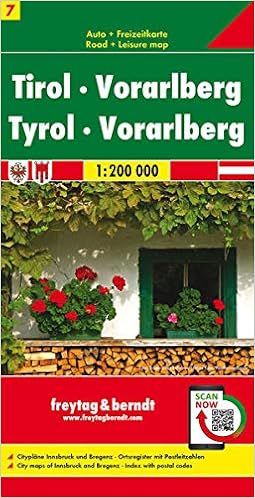 Tirol Vorarlberg Autokarte 1 200 000 Freytag Berndt Auto Freizeitkarten Amazon De Freytag Berndt Und Artaria Kg Bucher
