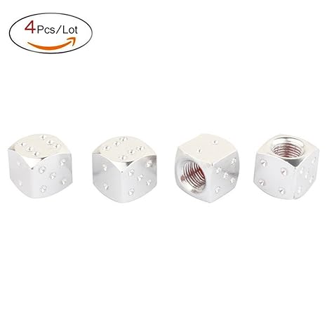 Dsycar Stilvolle Wurfel Ventilkappen Bike Motorrad Auto Reifen Rad Ventilschaft Staubkappen Fur Auto Styling Dekoration 4 Teile Los Grun Sicooblojicred Com Br
