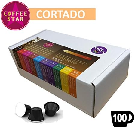100 Coffeestar Cortado Blend Ready Made Nespresso compatible capsules