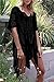 INFINILLA Women's Swimsuit Cover Up Summer Crochet Bathing Suit Swimwear Bikini Beach Coverup Dress, Black