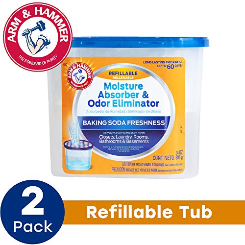 Arm & Hammer AH Refillable Tub 214 OZ Amazon Moisture Absorber, (2