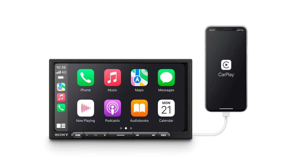 Sony XAV-AX3700 7-Inch Multimedia Receiver with Apple CarPlay & Maestro Ready XAVAX3700