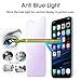 Iphone X Glass Screen Protector (3-pack),2pcs Clear Tempered Glass Screen Protector,1pcs Anti-Blue Light Double Defense Glass Screen Protector for Apple iPhone X / iPhone 10