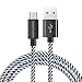 CableCreation USB to Micro USB Cable 4 FT, Braided USB2.0 Micro-B USB Charging Data Cable Works with Raspberry Pi Zero, Fire Stick, Chromecast, Micro-B Phone 1.2M Black