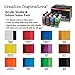 Creative Inspirations Artist Acrylic Paint Set for Canvas - 12 Mixed Vivid Colors, Rich Satin Finish for Painting, Arts and Crafts - 16 Ounce Bottles