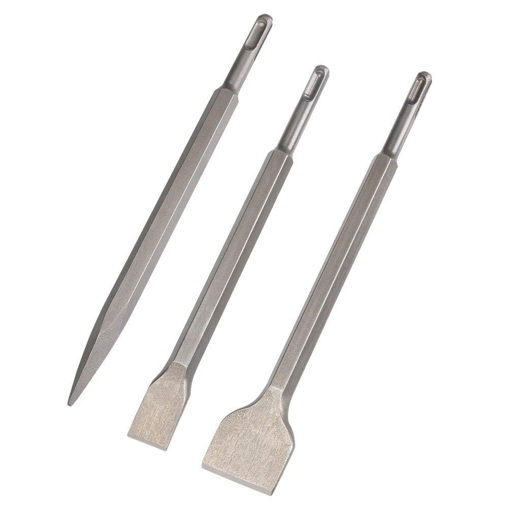 flintronic Cincel SDS Plus 3pcs Adecuado para Concreto Juego de Accesorios  de Herramientas Eléctricas 220-250MM Mampostería,Taladros Ligeros y  Martillos de Impacto Costura y manualidades Hogar y cocina  futakuchi-hakata.com