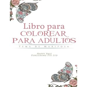 Libro Para Colorear para Adultos: Tema de Mariposa (Spanish Edition)