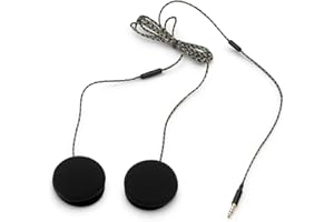 Universal Motorcycle Helmet Headset with 3.5mm Connector, Racing Speakers, Sports Wired Earphone