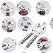 ChirRay Multifunction Jar Opener 304 Stainless Steel Handy Screw Cap Multi-purpose Can Bottle Lid Grip Wrench Helper