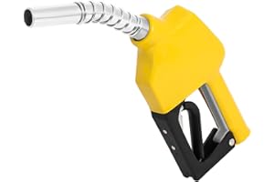 3/4" NPT Automatic Fuel Nozzle, Aluminum Alloy Auto Shut Off Fuel Nozzle with 3-Speed Padlock for Gasoline Diesel Kerosene Bi