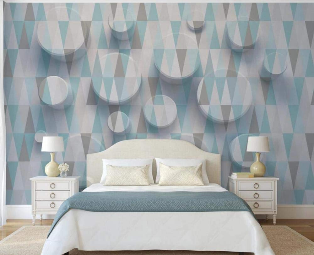 Wallpaper 3d Mural Simple Color Block Wall Murals For Living