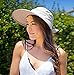 Livingston 2 In 1 SPF 50+ UV Sun Protective Sweat Absorbent Visor Cap, Beige