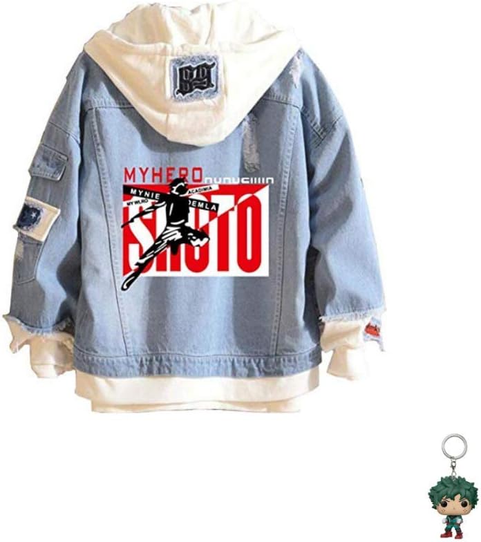 Boku No Hero Academia My Hero Academia Izuku Midoriya Hoodies Suit Jacket Denim