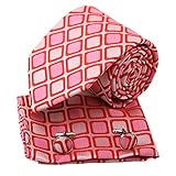 EAC1C03 Romance Goods Multi-colored Silk Mens Checkered Necktie Gift By Epoint