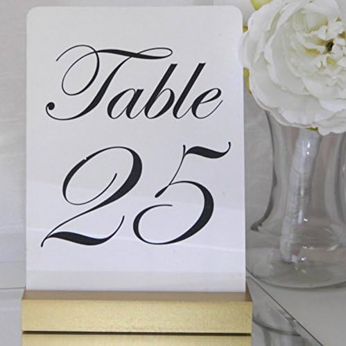 Gold Table Card Holders + Table Number Holders + Gold Wedding Card Holders