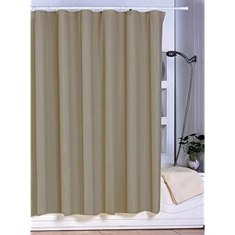 MSV1986/141286 "Uni" Shower Curtain, Grey/Brown, 180 x 200 cm